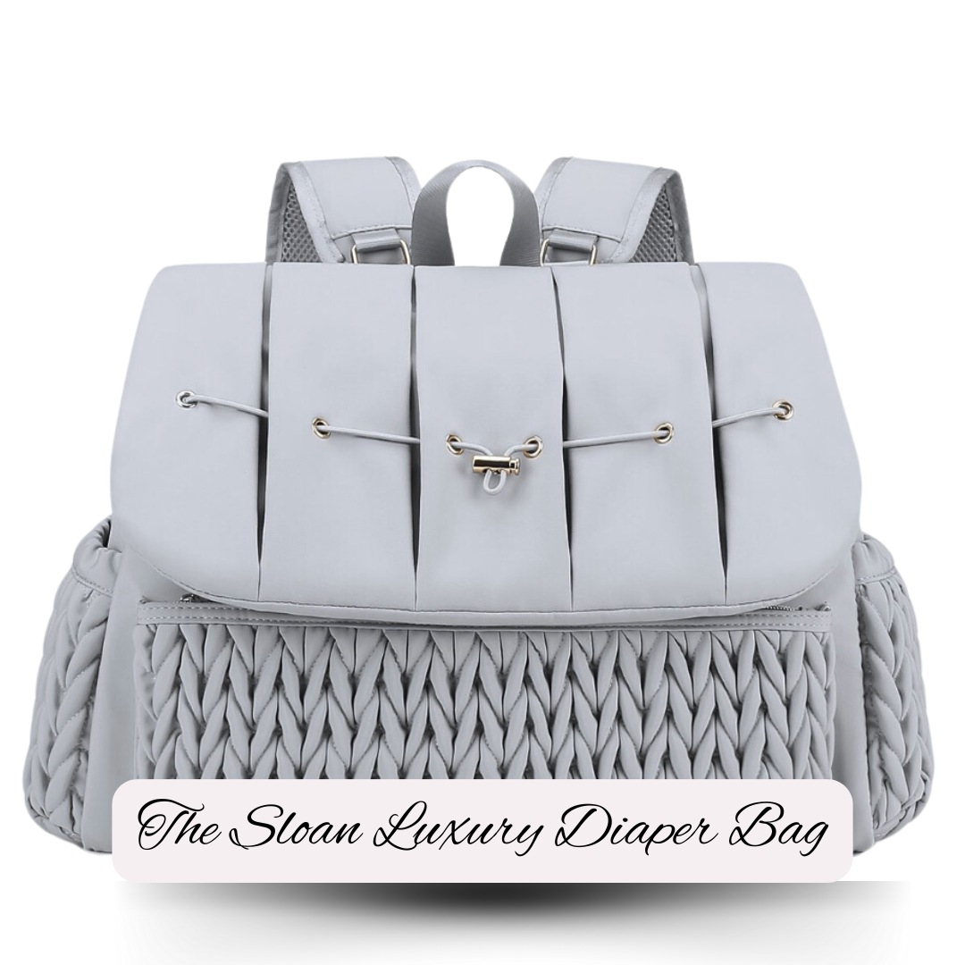 The Sloan Luxury Diaper Bag / Black