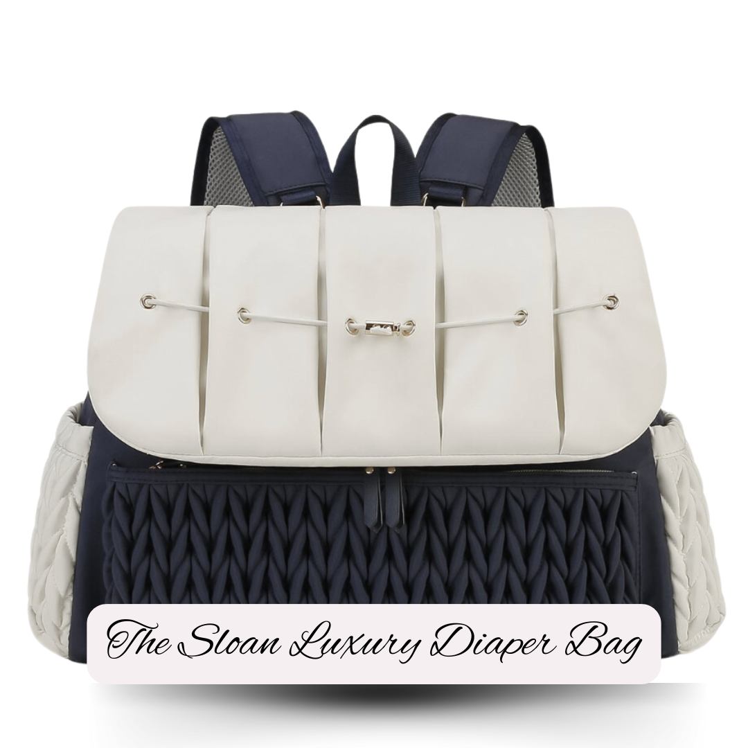 The Sloan Luxury Diaper Bag / Black