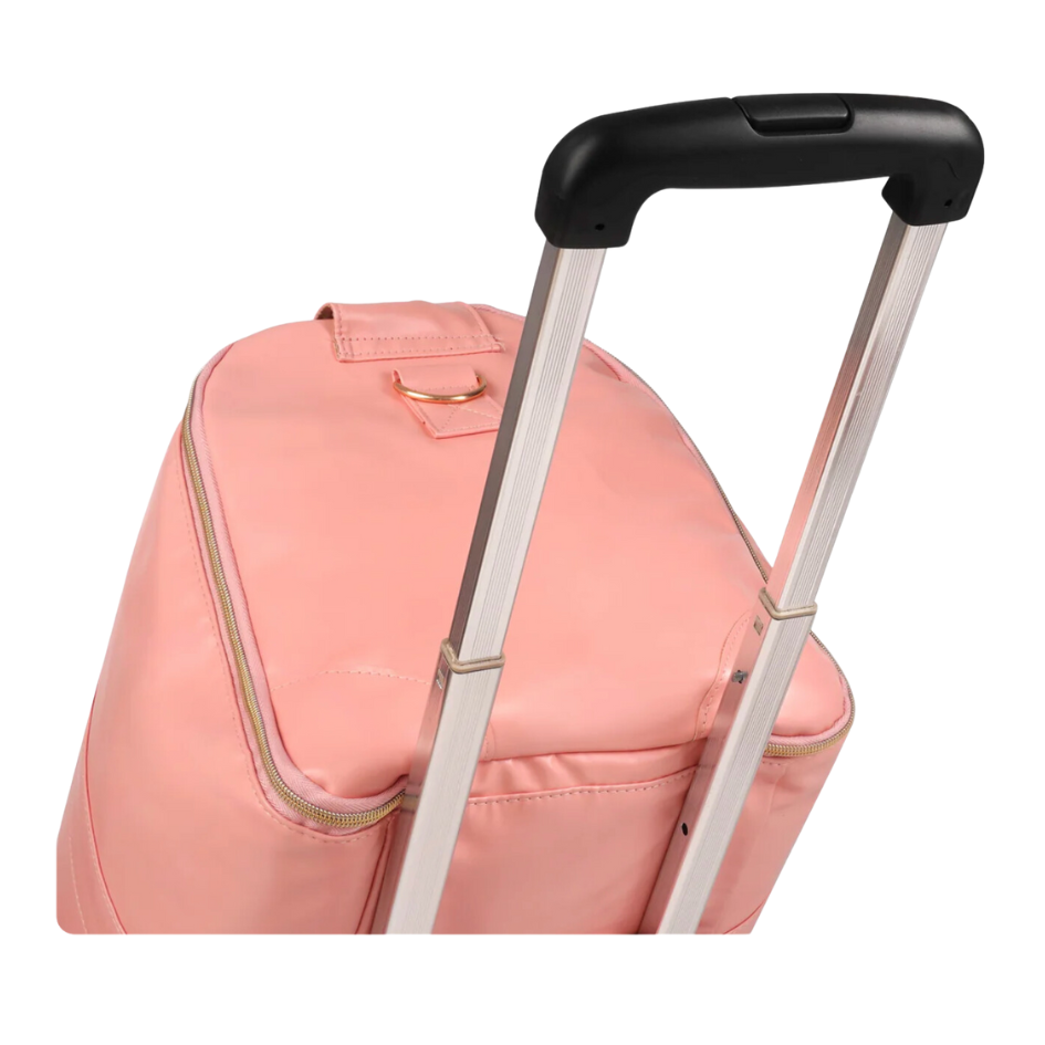 Nomadic Luxe Carry-On Bag with Wheels ~ Pink