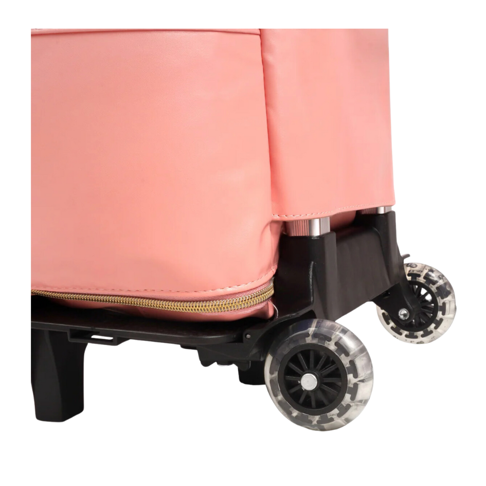 Nomadic Luxe Carry-On Bag with Wheels ~ Pink