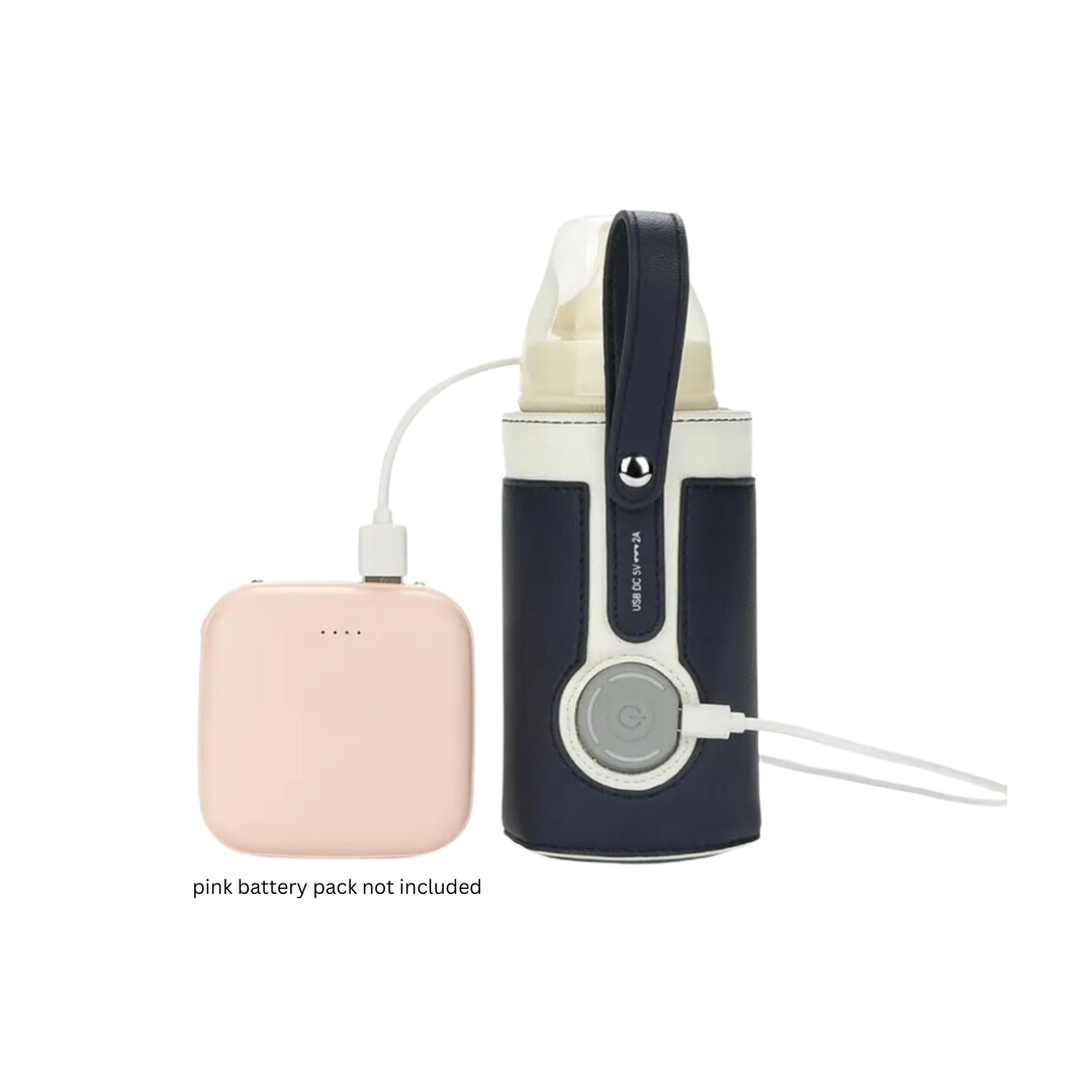 Portable 3-Temperature Bottle Warmer – Adjustable, Travel-Friendly & Perfect for On-the-Go!
