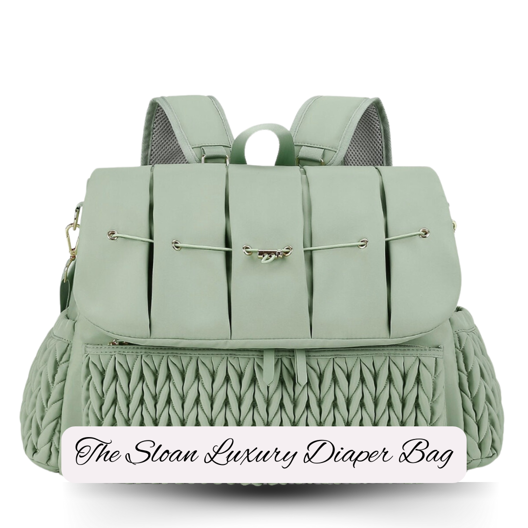 The Sloan Luxury Diaper Bag / Black
