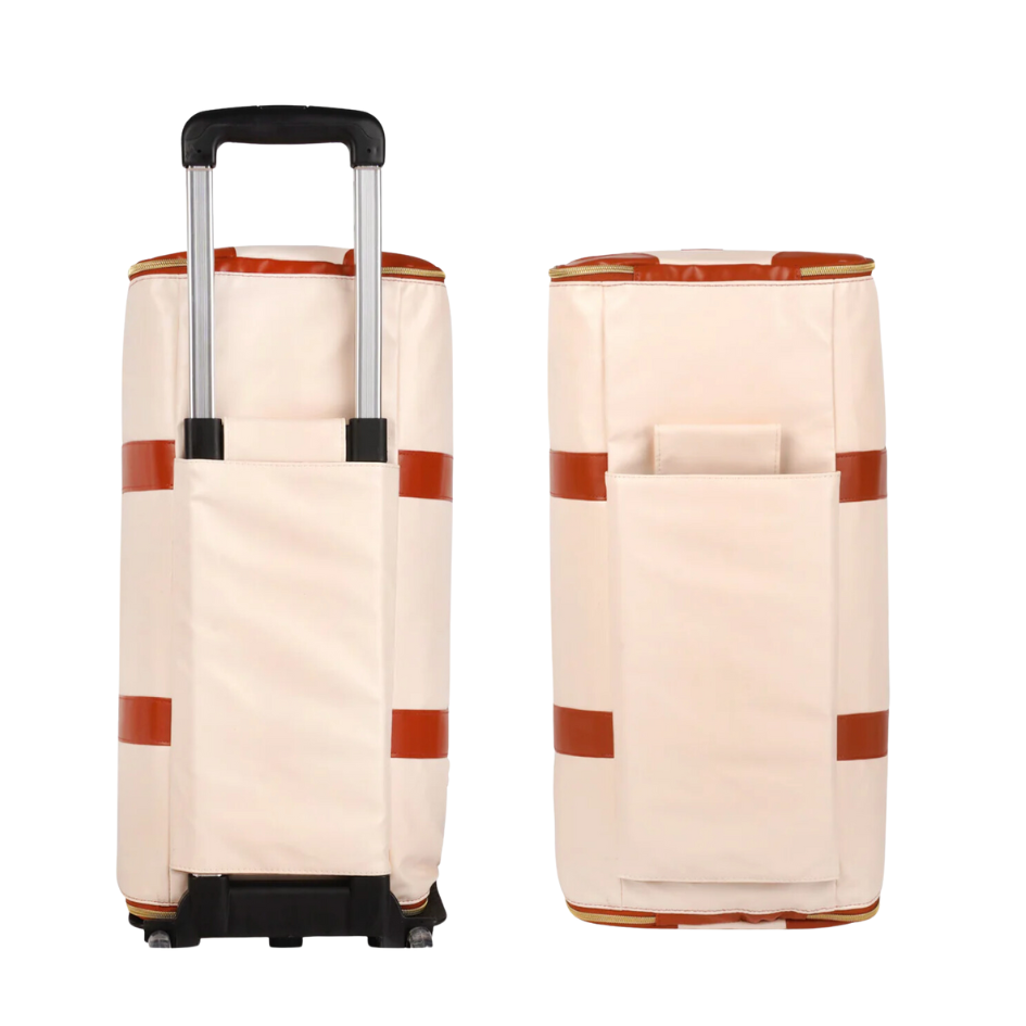Nomadic Luxe Carry-On Bag with Wheels ~ Beige