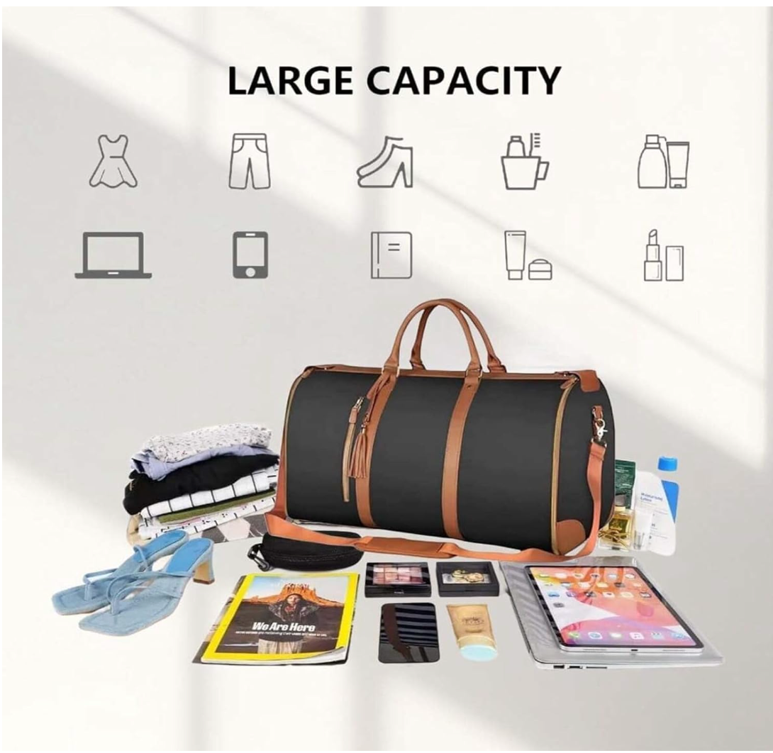 Nomadic Luxe Carry-On Bag with Wheels ~ Black