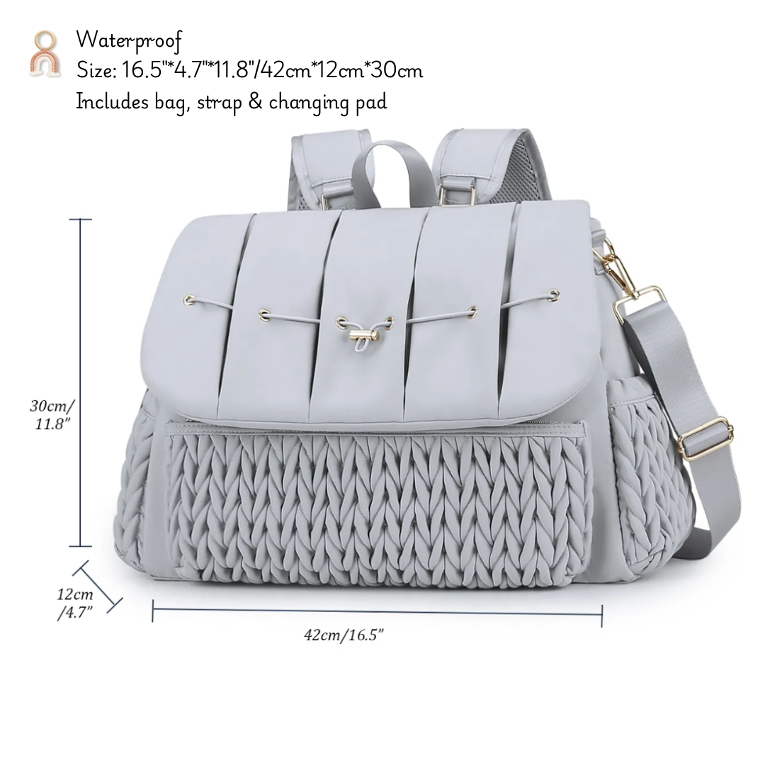 The Sloan Luxury Diaper Bag / Lavender