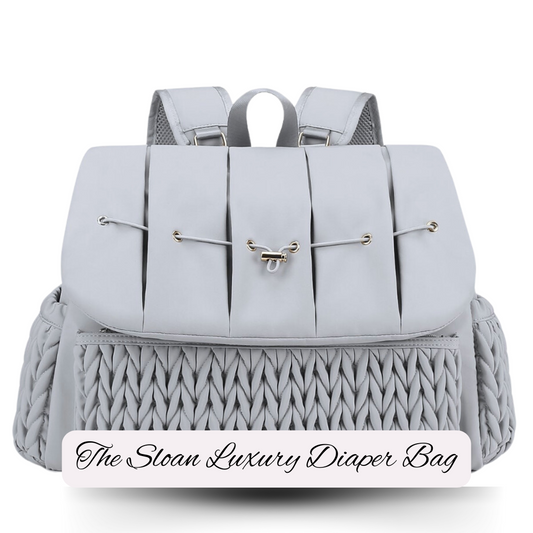 The Sloan Luxury Diaper Bag / Gray